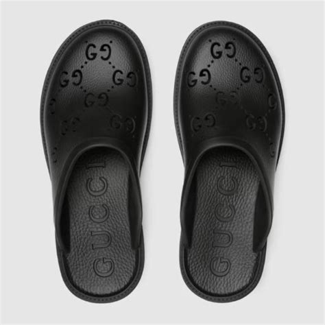 black gucci crocs|gucci flops women.